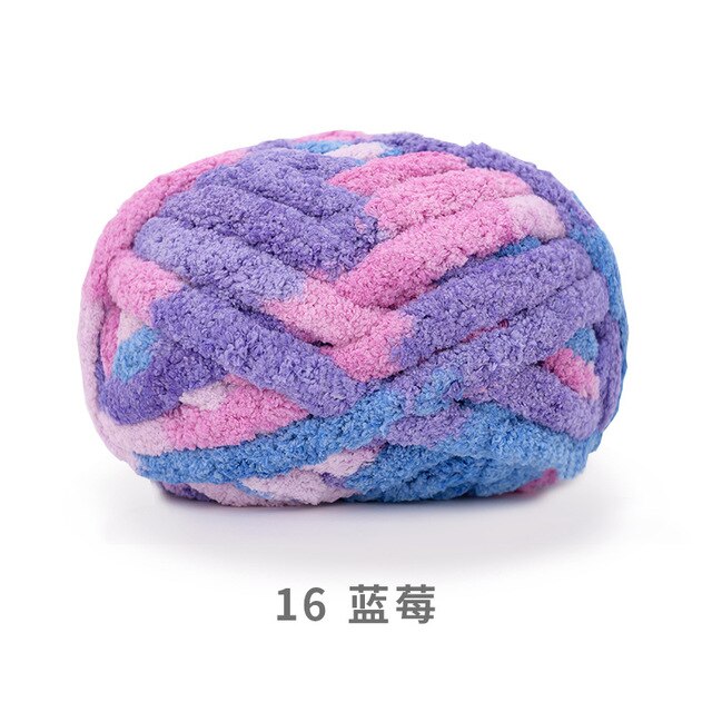 226g/Ball Super Dicke Wolle klobig Garn Filz Wolle umherziehen Garn Hand-gestrickte Kappe Decke Kissen Haustier Nest Häkeln Garn: 16