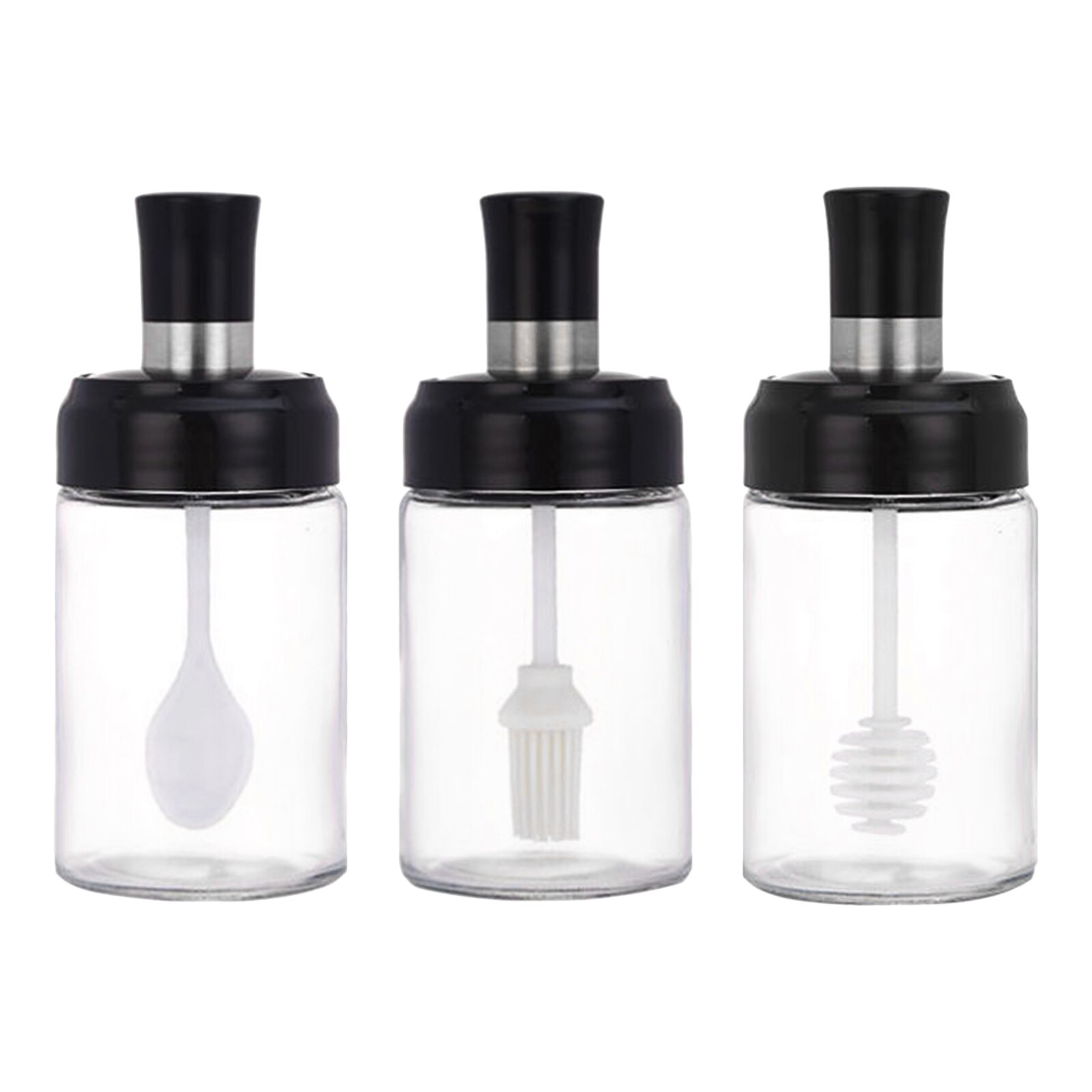 Reusable Seasoning Spice Jar Storage Container Rack Kitchen Tools Salt Spice Tools Home Restaurant Use