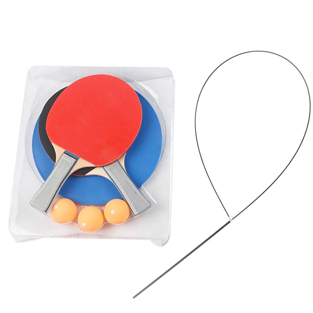 Table Tennis Trainer Racquet Ping Pong Racquets and Balls Base Training Practice Set Table Tennis Training Kit