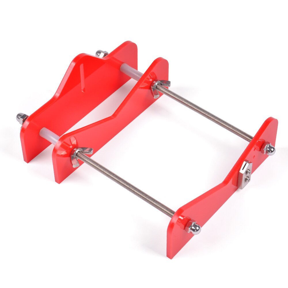 Glass Bottle Cutter Acrylic DIY Bottle Cutting Tool with Sandpaper for Wine Beer Bottles Mason Jars: Red