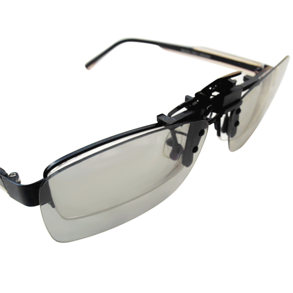 Bril CL01 Clip-on Passieve 3D Bril Circulair Gepolariseerde Lenzen voor Gepolariseerde TV Real D 3D Bioscopen