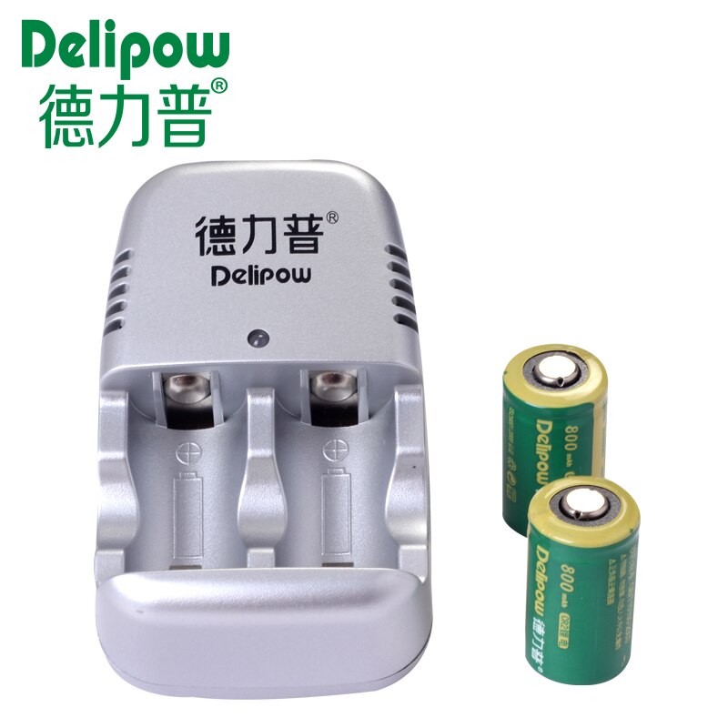 CR2 delipow battery charging kit 3V lithium battery mini25 rechargeable battery camera CR2 Rechargeable Li-ion Cell
