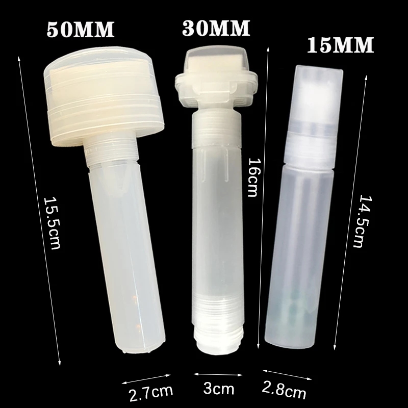 5mm30mm50mm Kunststoff Marker Farbe Stift Hohe kapazität Leere Stift Stange Fässer Rohr Straße Wand Graffiti Stift Flüssigkeit Kreide Zubehör