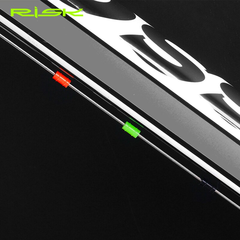 Risico transparante fietsrem shifter siliconen o-ring shifter binnenleiding afdekking wrijving vermijden achthoekige o-ring fietsaccessoires