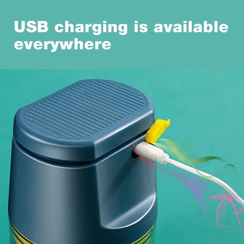 Electric Mini Wireless Garlic Machine Chopper,Food Vegetable Processor Slicer Blender for Ginger Chili Veggie