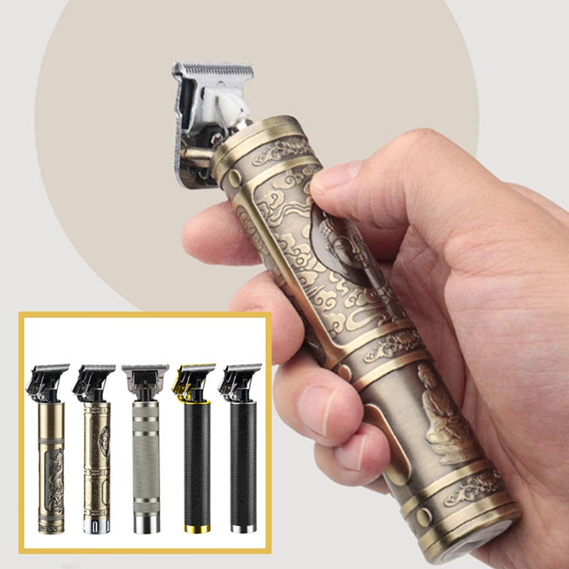 retro Eletric Profi Männer Haar Haarschneidemaschine kabellos Null Gapped Trimmer Bart Haarschnitt Maschine Neue Barbier Punk Friseur Geräte