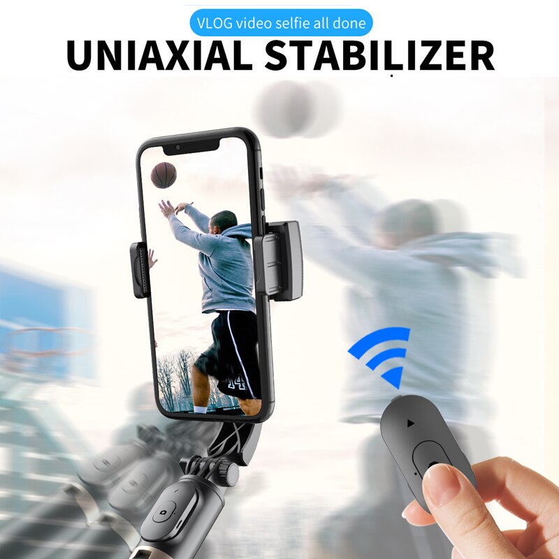 Roreta Handheld Gimbal Stabilisator Bluetooth Selfie Monopod Halfter Für Smartphone Telefon Video aufzeichnen Live-