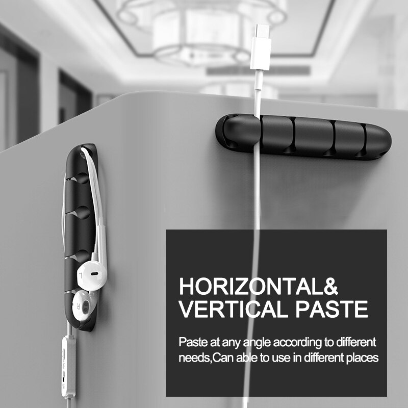 Kabel robić ładowarki USB Organizer przewód robić zarządzania kablami klip robić ładowania oplot na kable klipsy robić myszy przewód słuchawkowy organizer