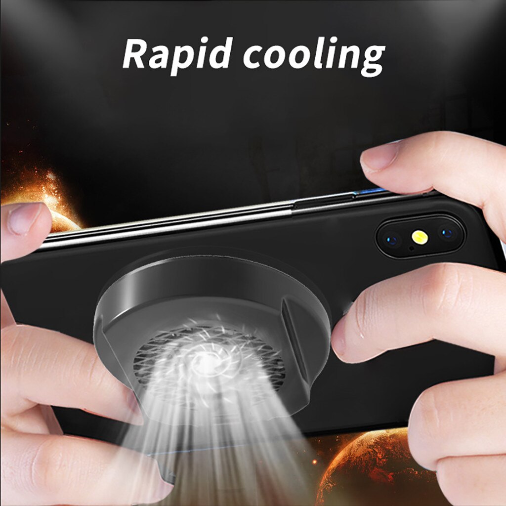 Mobile phone fan game Cool down Portable Cell Phone Cooling Fan with Stand for Android iOS Mobile Radiator 25g3