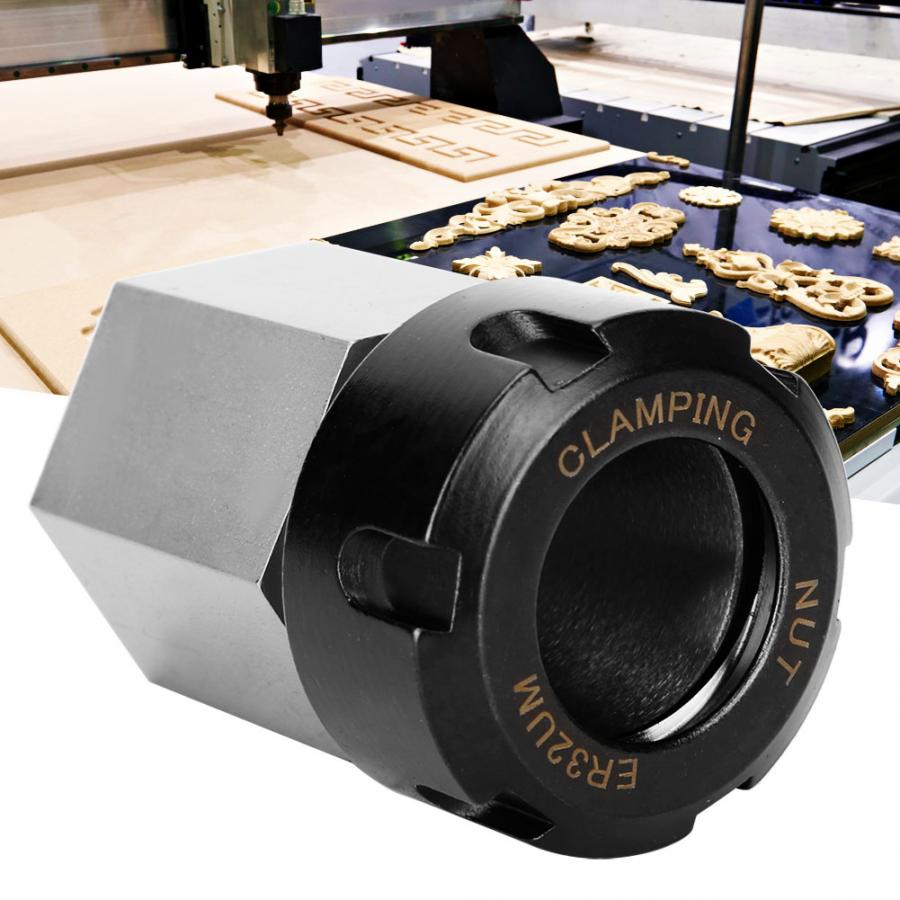 ER32 Hex Collet Block Square Shank Spring Chuck For CNC Lathe Engraving Machine