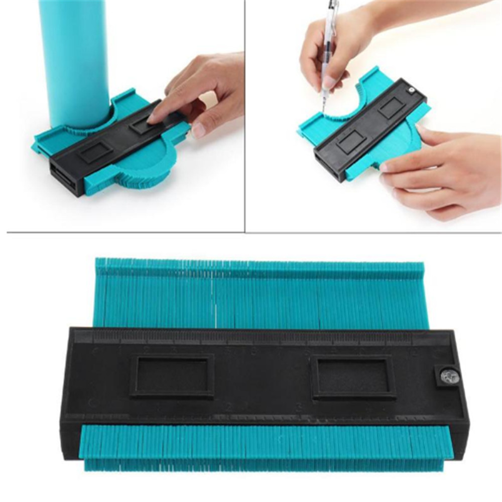 5 Inch Plastic Contour Profile Gauge Winding Pipe Tiling Laminate Tiles General Tools Contour Gauge Duplicator