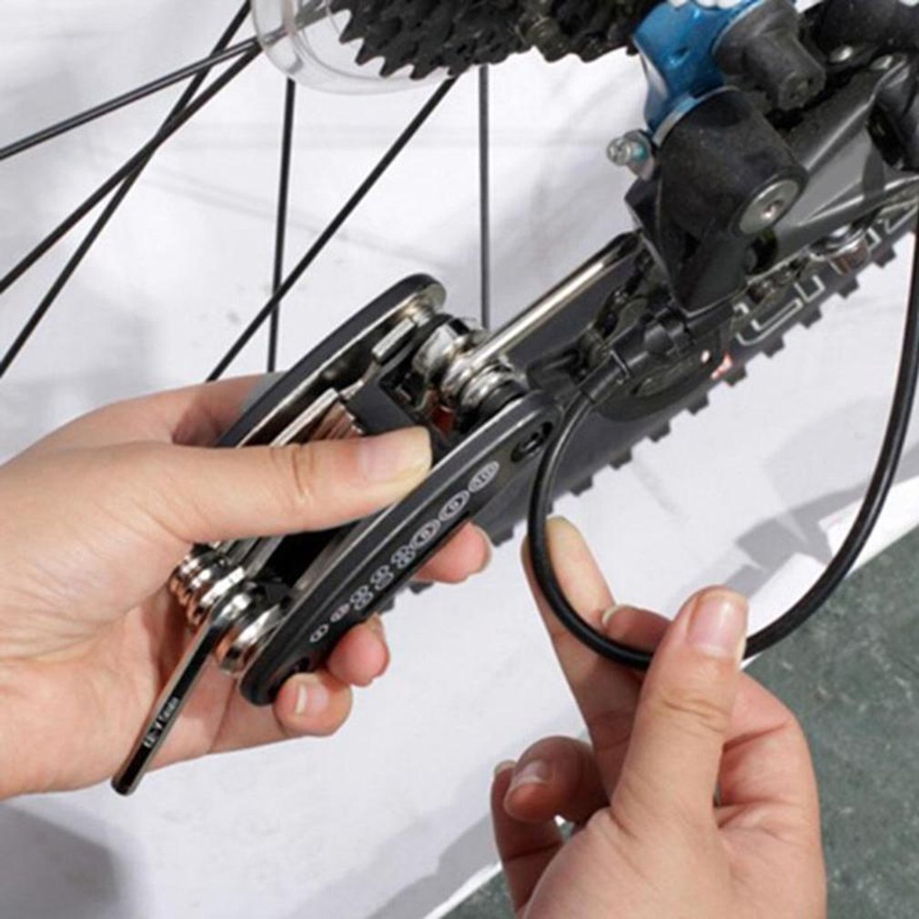 Mini kleine draagbare 16 in- in-1 multifunctionele reparatieset voor mountainbikes en fietsen