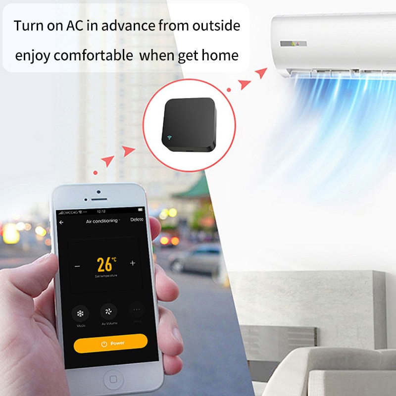 Universal IR Smart Remote Control WiFi + Infrared Home Control Hub Tuya App Works with Google Assistant Alexa Siri for smartHome