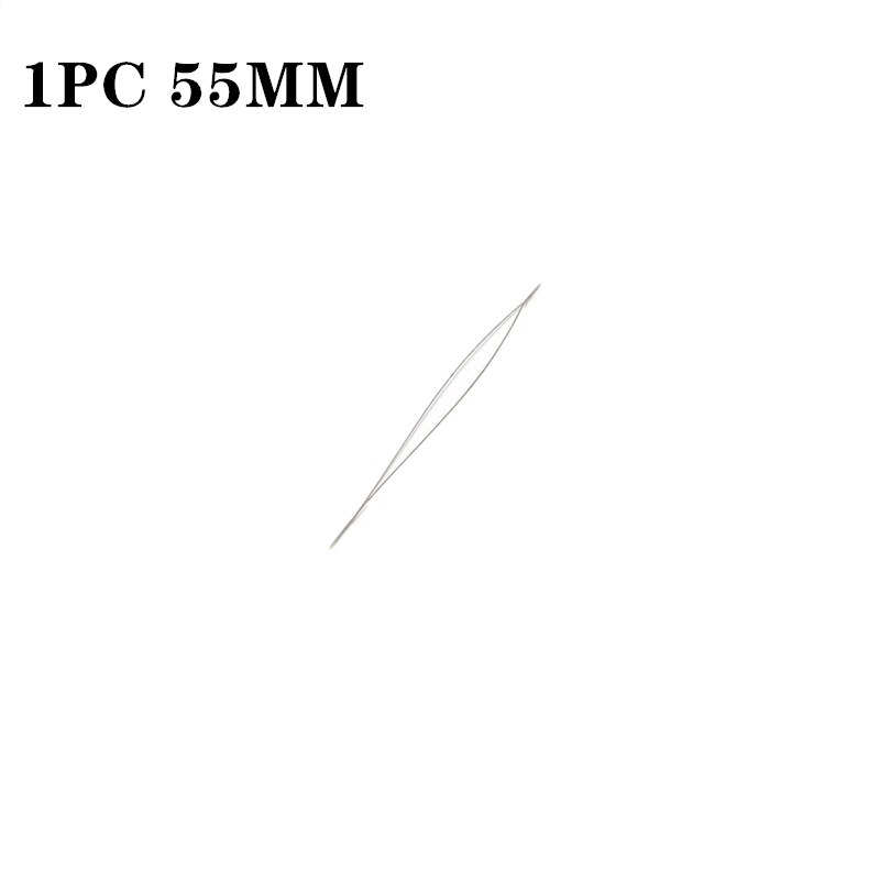 30Pcs Kralen Naald Big Eye Gebogen Open 80Mm 100Mm 120Mm Diy Lange String Cord Sieraden Maken gereedschap Metalen Pinnen Naalden