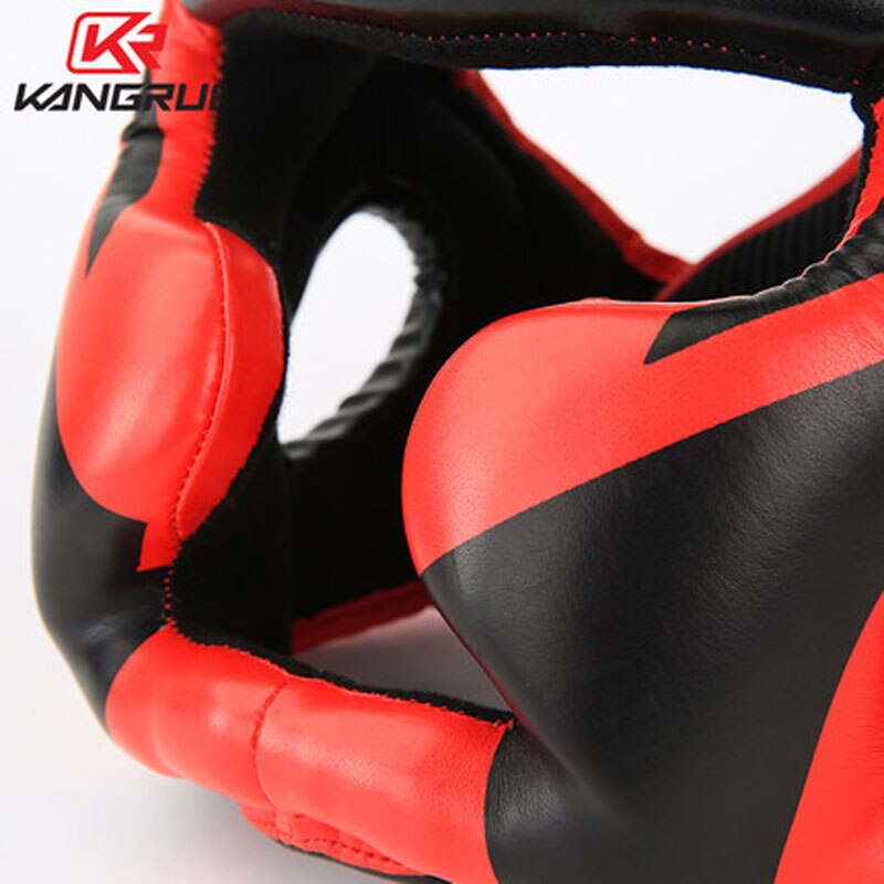 Kang Rui Boxing Helmet Protection Head, Full Protective Headgear Hat, Nose And Sandal Supplies Fighting, Kendo Closed Training,