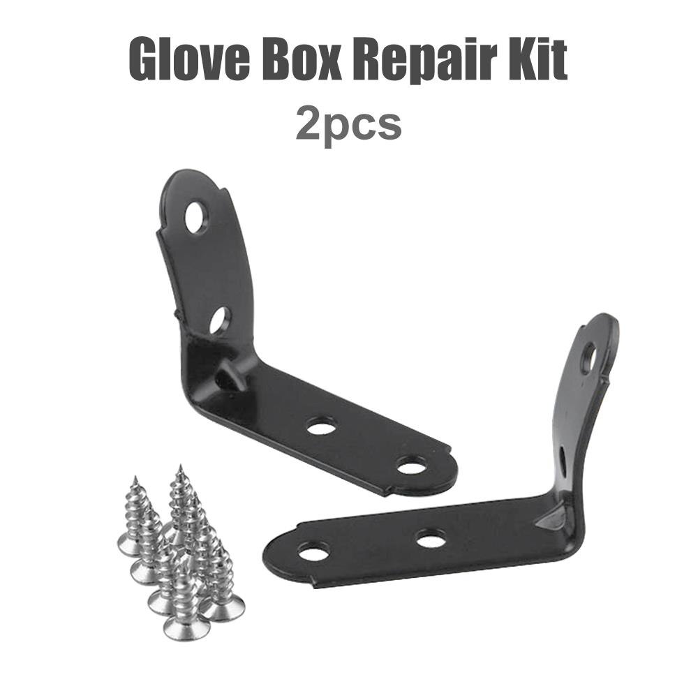 Glove Box Glove Boxes Kit Black Glove Box Repair Kit Car Parts Replacement DIY 2pcs