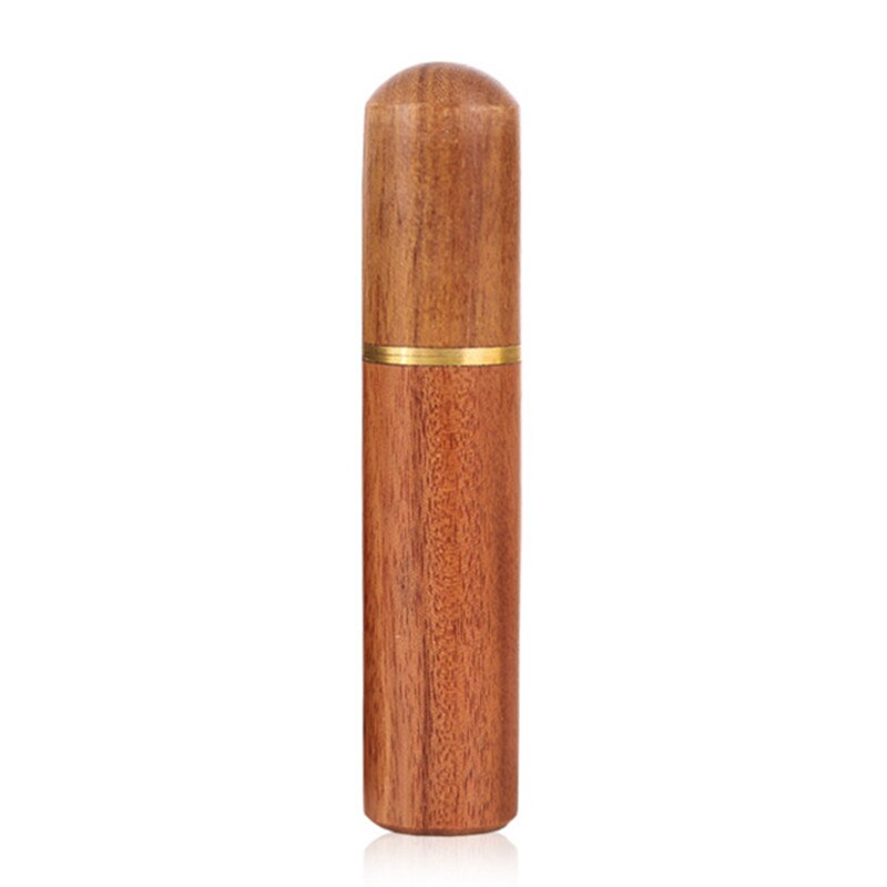 Wooden Toothpick Holders Sandalwood Craft Light and Portable Toothpick Cone Mahogany Small Ornaments Tooth Pick Holder: Red sandalwood