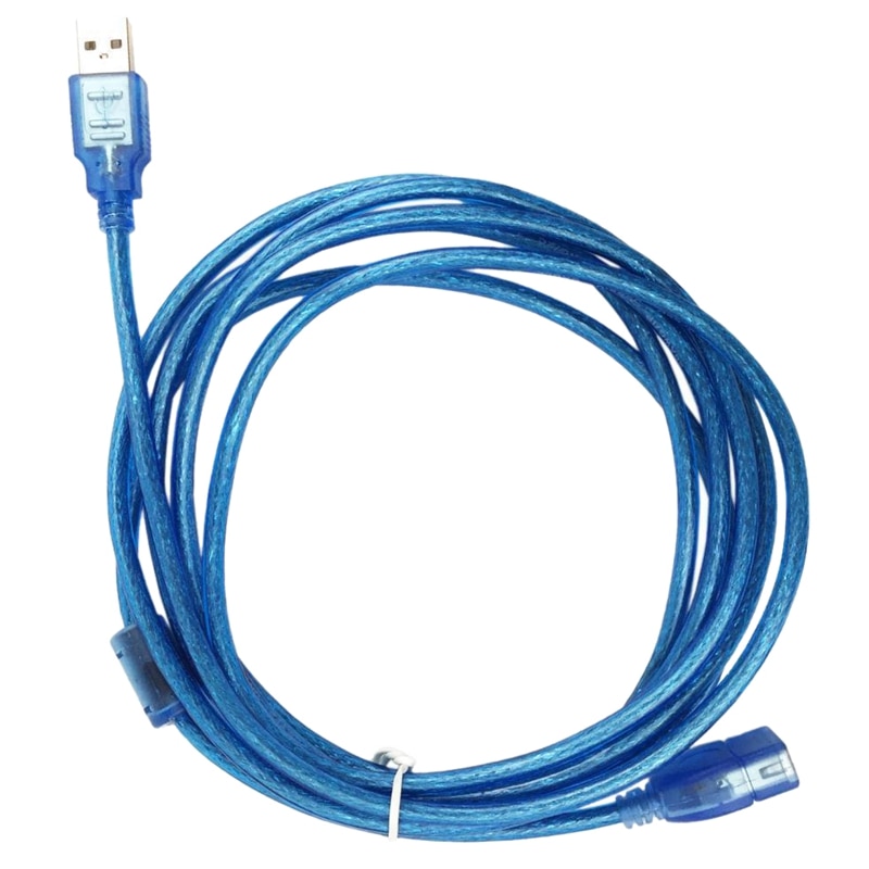 USB Extension Data Cable 2.0 A Male to A Female Long Cord for Computer: 1.5m