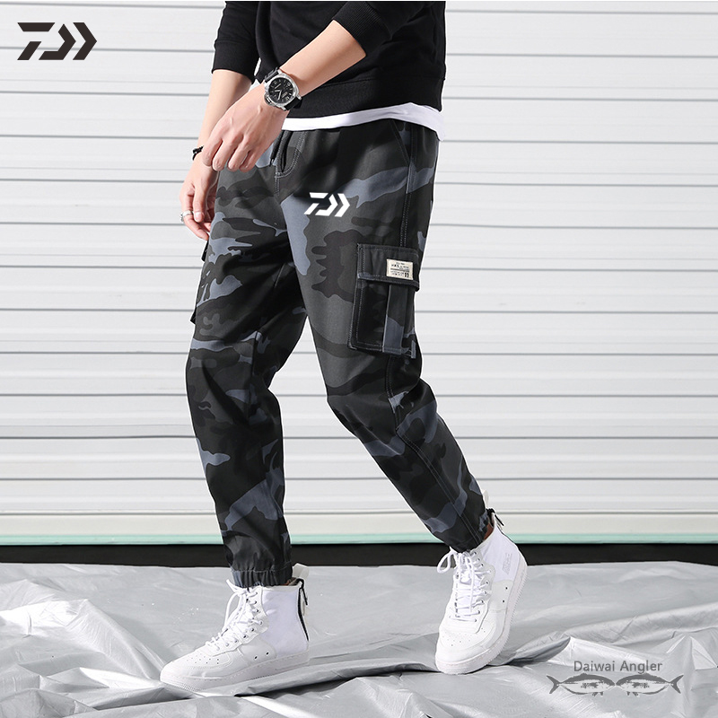 Pant Daiwa Quick Dry Outdoor Sports Fishing Pants Cotton Hiking Fishing Clothes Men Summer Anti-sweat Polyester Thermal Clothing