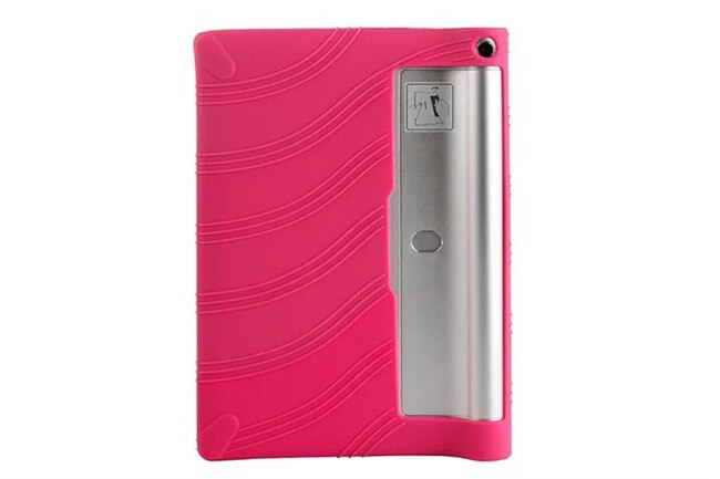 Yoga 2 1050F Zachte Siliconen Case Voor Lenovo Yoga Tablet 2 10 ''1050f Zacht Rubber Silicon Beschermende case: rose