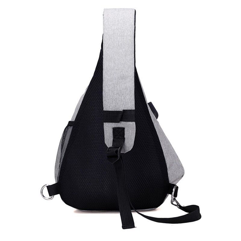 Large Capacity Chest Bag for Men - Nylon Sling Bag, Crossbody Travel Duffle