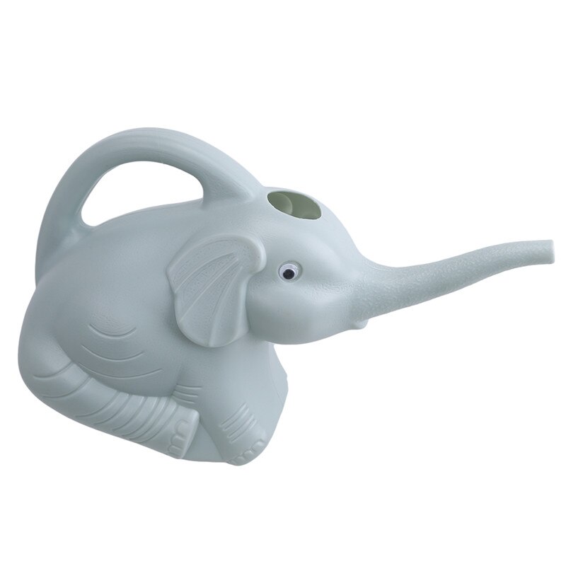 Maceta de riego con forma de elefante creativa, botella de agua de jardinería, flores de jardín doméstico, herramienta de riego de plantas: Azul