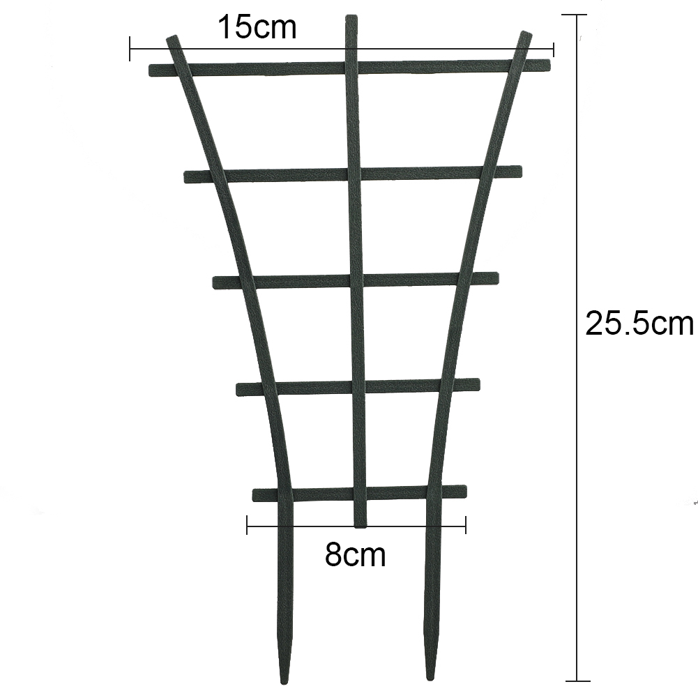 2 stk plante gitter haven plante støtte ramme diy kravle gitter klatring vinstok beslag frugt plante blomst klatring vin støtte