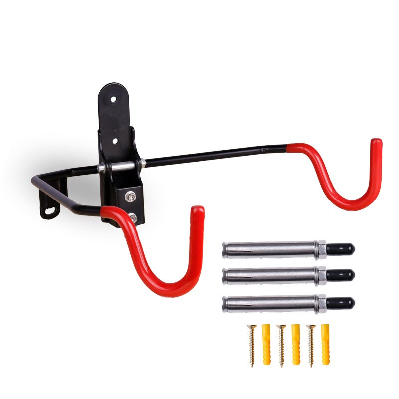 Deemount Bicycle Wall Mount Road MTB Mountain Storage Rack 15/25KGS Capacity Foldable Cycle Hanger W/ Stainless Expansion Bolts: Default Title