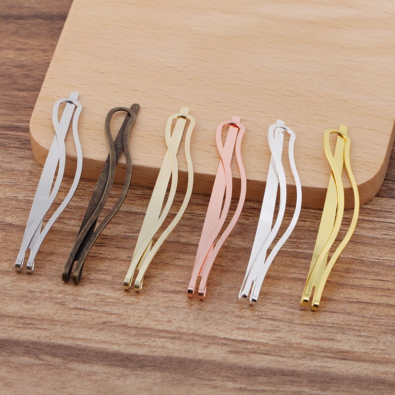 30 Stuks/partij 66*10.5Mm Pony Haar Clip Haarspeld Hairgrip Baret Haar Accessoires Voor Vrouwen