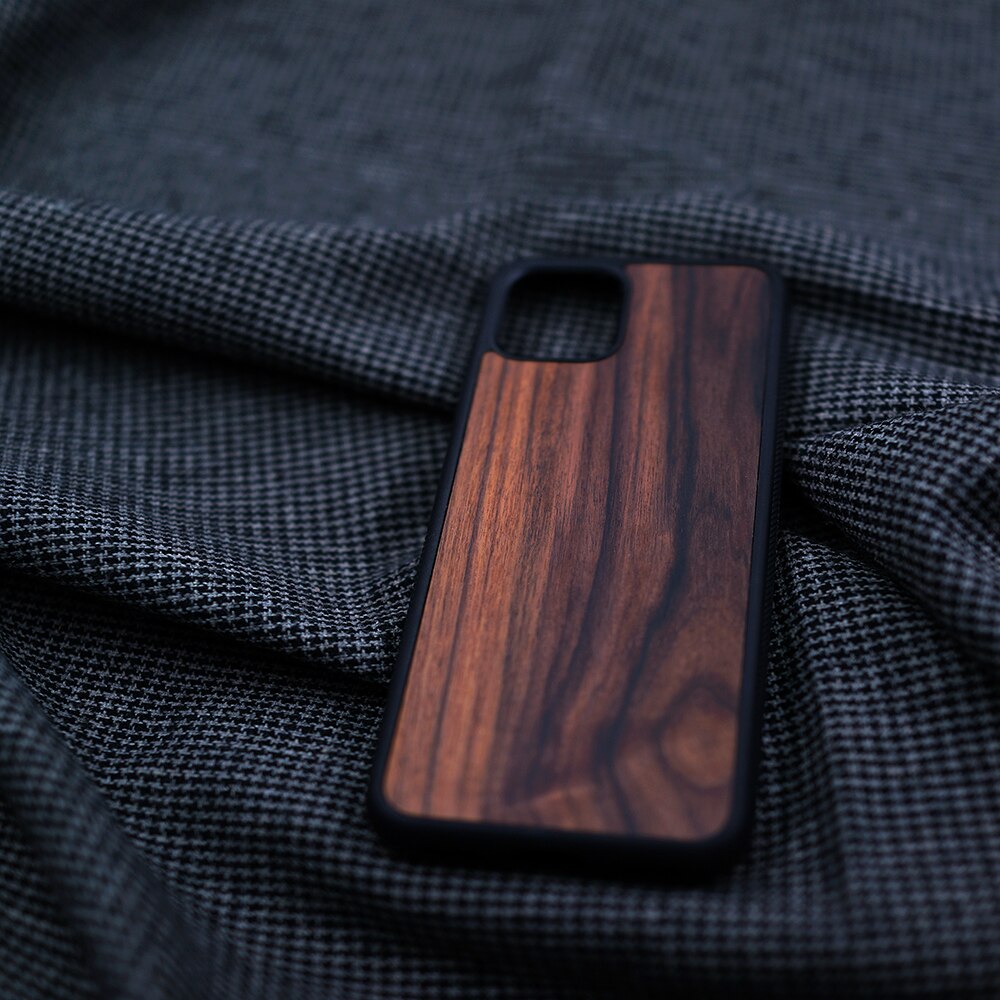 Funda de madera para Google Pixel 4 XL, protector trasero de TPU de palisandro para Google Pixel 4XL Pixel4