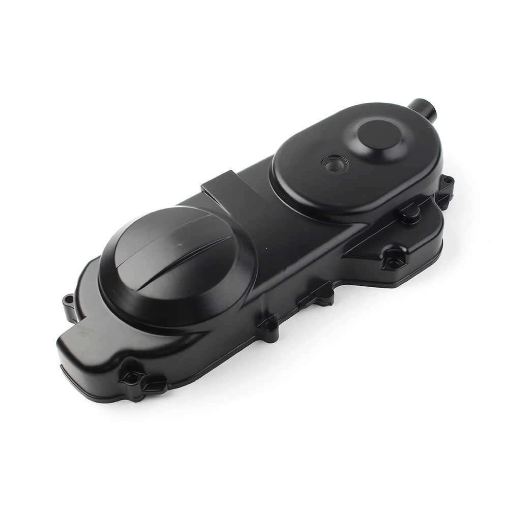Cubierta de Motor de cigüeñal, cubierta de ciclomotor de 49cc 50cc, carcasa corta, izquierda GY6, Scooter QMB139, color negro