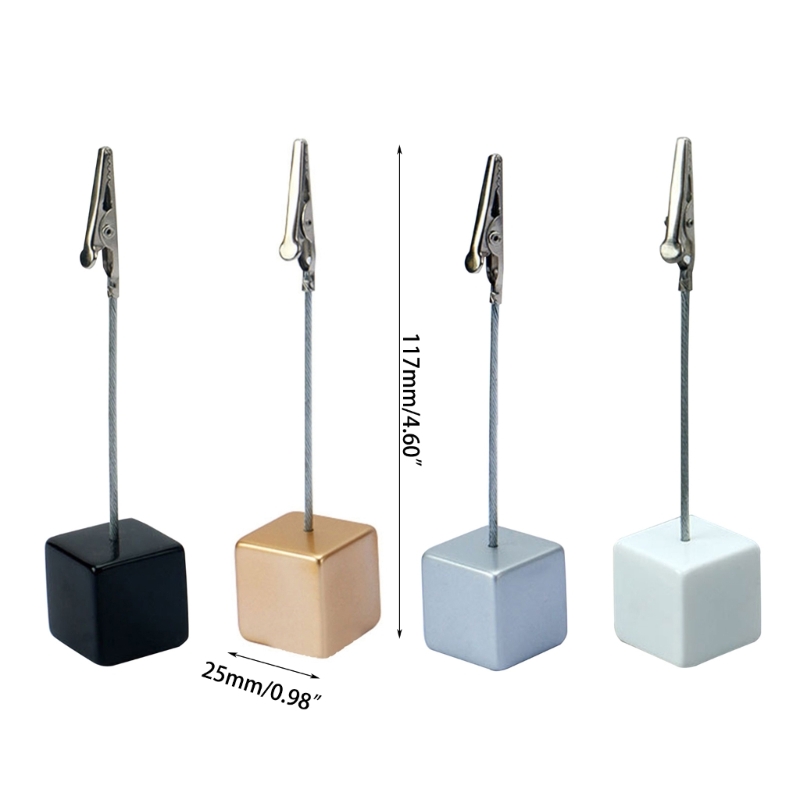 Memo Clip Holder Stand with Clasp for Pictures Cards Note
