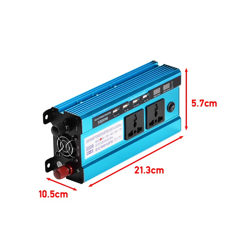 3000W Inverter DC 12V 24V 48V To AC 220V Power Vol... – Grandado