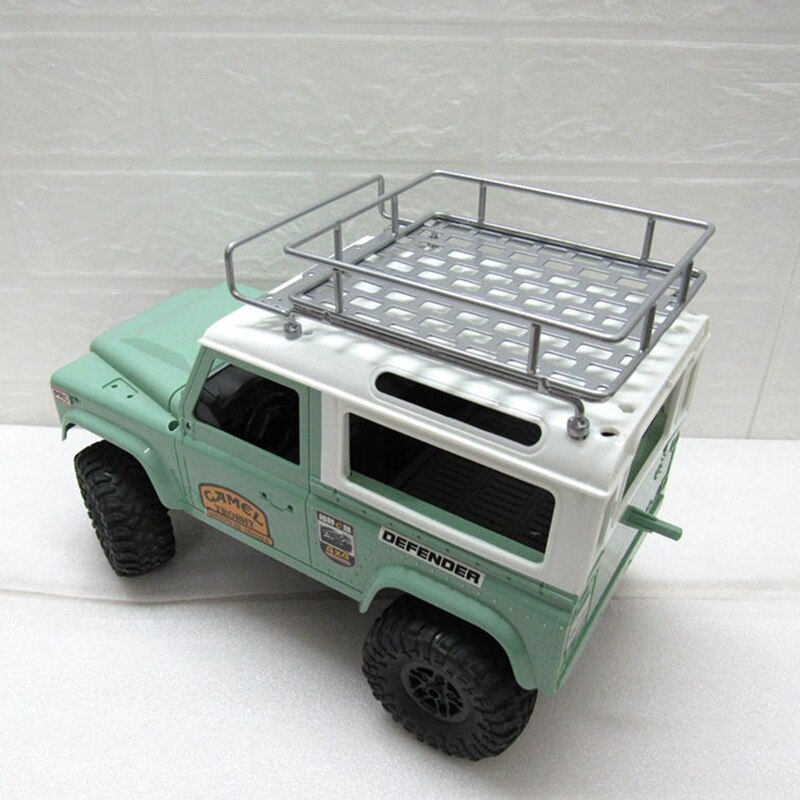 Para mn d90 d91 d96 d99 mn90 mn99s 1/12 rc carro atualizar peças de metal bagagem transportadora bandeja rack telhado acessórios