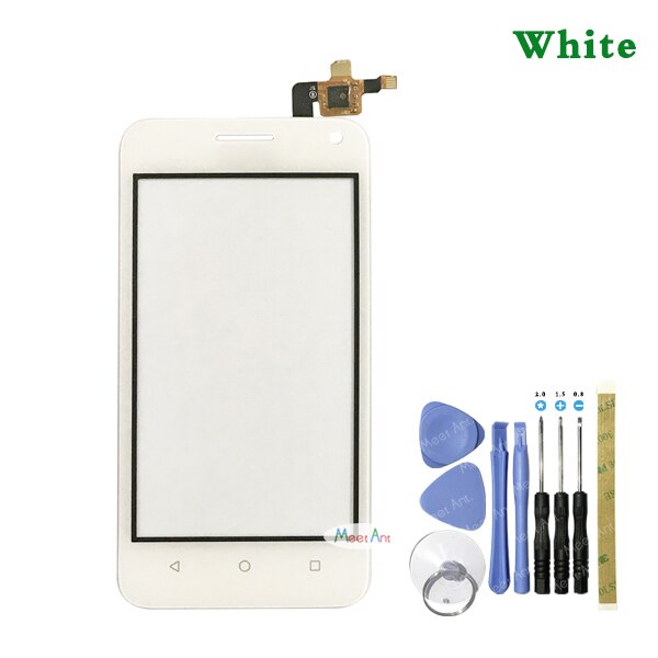 Di Alta Qualità 4.0 "per Huawei Y3 Y336 Y360 Sensore di Tocco Digitale Dello Schermo Esterno Obiettivo di Vetro Del Pannello Nero Bianco: white With Tool