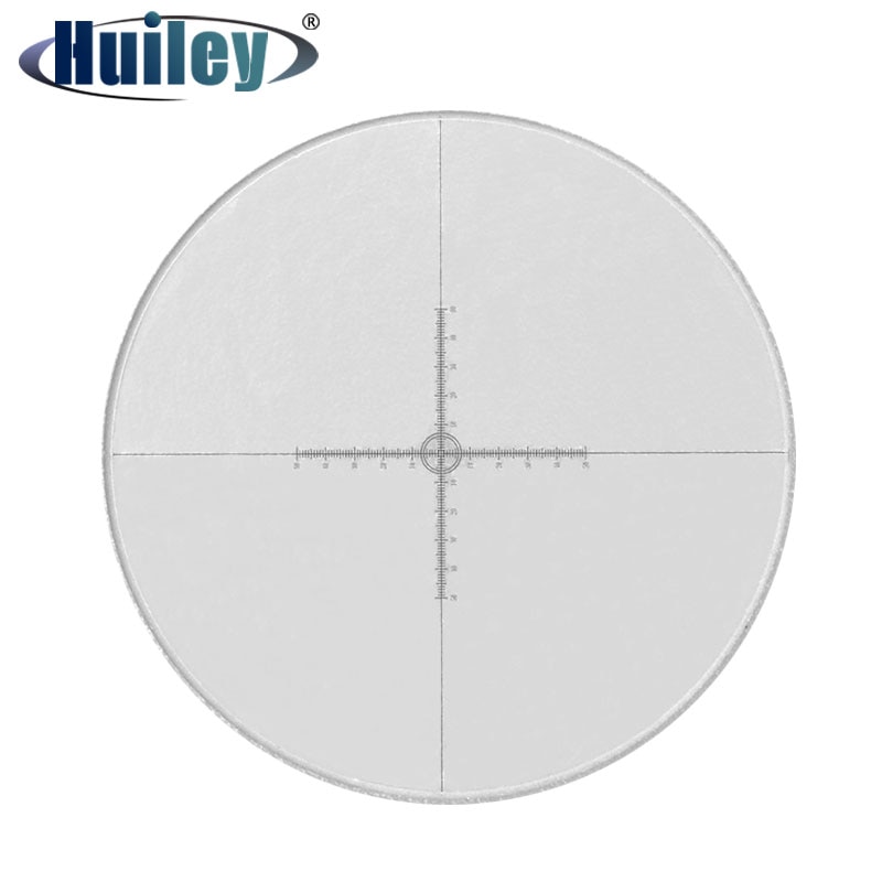 Diameter 24 mm Microscope Eyepiece Micrometer Cross Reticle DIV 0.1 mm Calibration Slide X=Y=10 mm Scales for Microscope