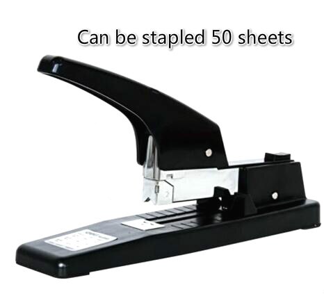DELI Heavy duty stapler 50/80/210 sheets large arm thickening office stapler grapadora agrafeuse grampeador chancery papelaria: C