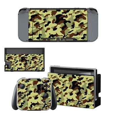 Cool CS Camouflage Sticker Vinyl Skin For Nintendo Switch NS Console Controller Protector Classic Cover Decals: YSNS0218