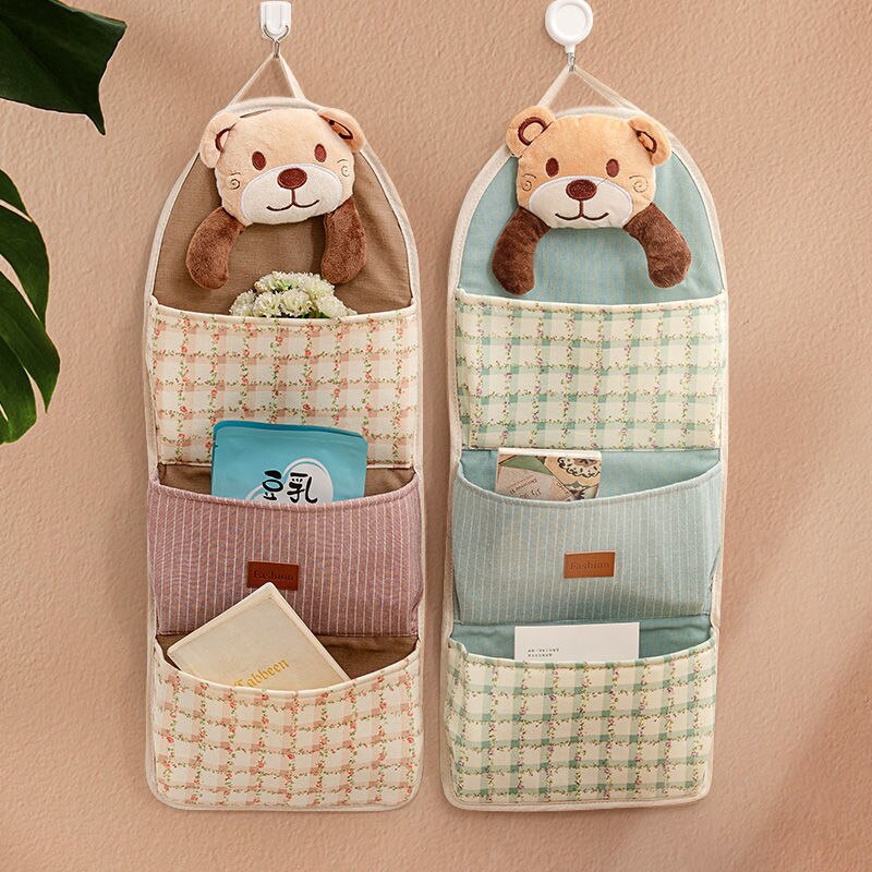 Sac de rangement suspendu, sac de rangement suspendu pour téléphone portable, sac de rangement mural suspendu derrière la porte du dortoir, sac suspendu mural multicouche