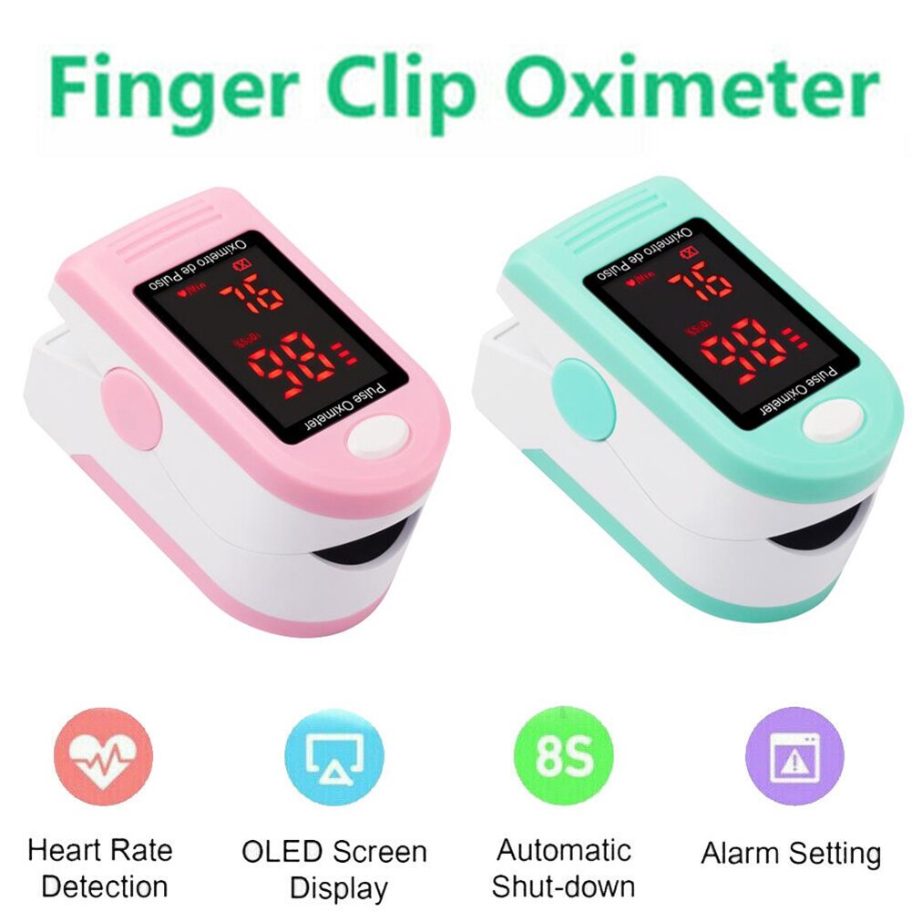 Led finger puls oximeter blod puls iltmåler pulsoximeter blod ilt oximetri saturation måling måler sundhedsmonitor