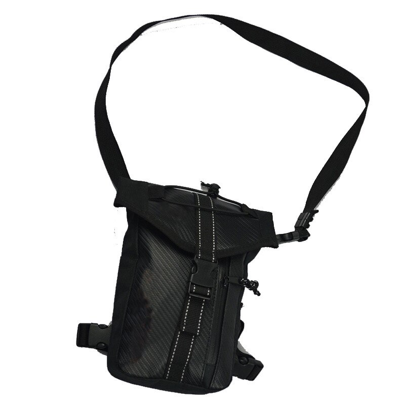 Waterproof Oxford Men Motorcycle Rider Waist Pack Bag Hip Bum Pouch Shoulder Crossbody Messenger Travel Belt Fanny Leg Bag
