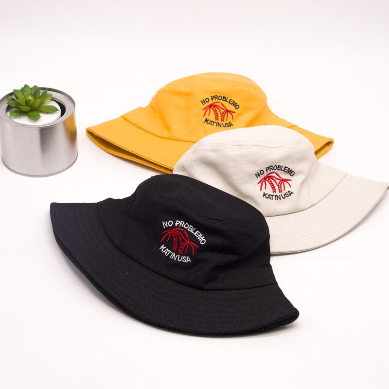 Chapeau de poisson unisexe | Noir blanc jaune été femmes hommes Couple chapeaux unisexe, casquette Hip Hop, chapeau seau Panama protection solaire, chapeaux de pêcheur