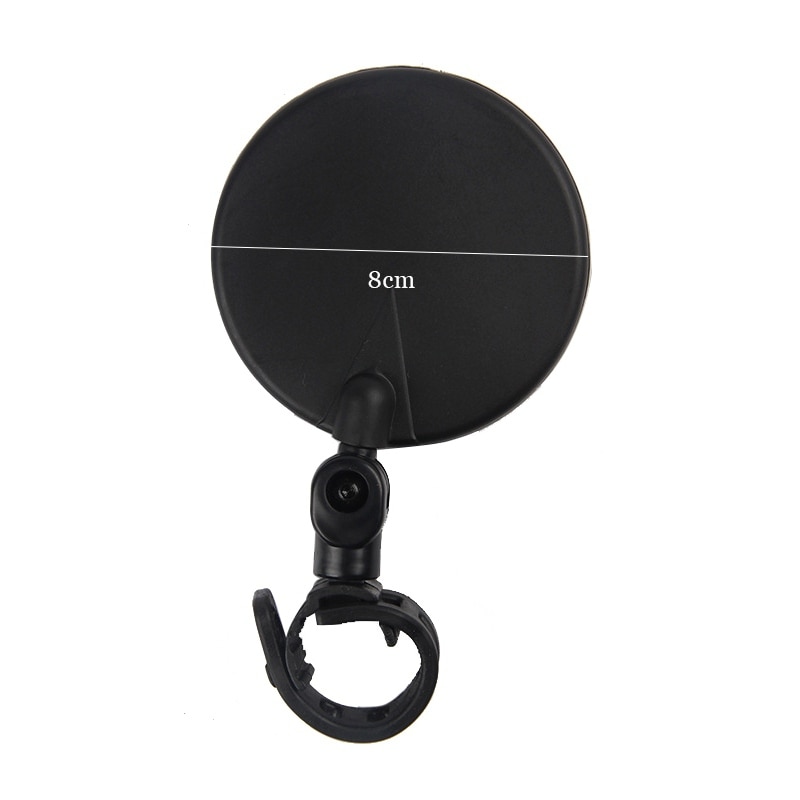 Espejo retrovisor de manillar Universal para bicicleta 360 grados giratorio para bicicleta MTB con cinturón de instalación accesorios de ciclismo
