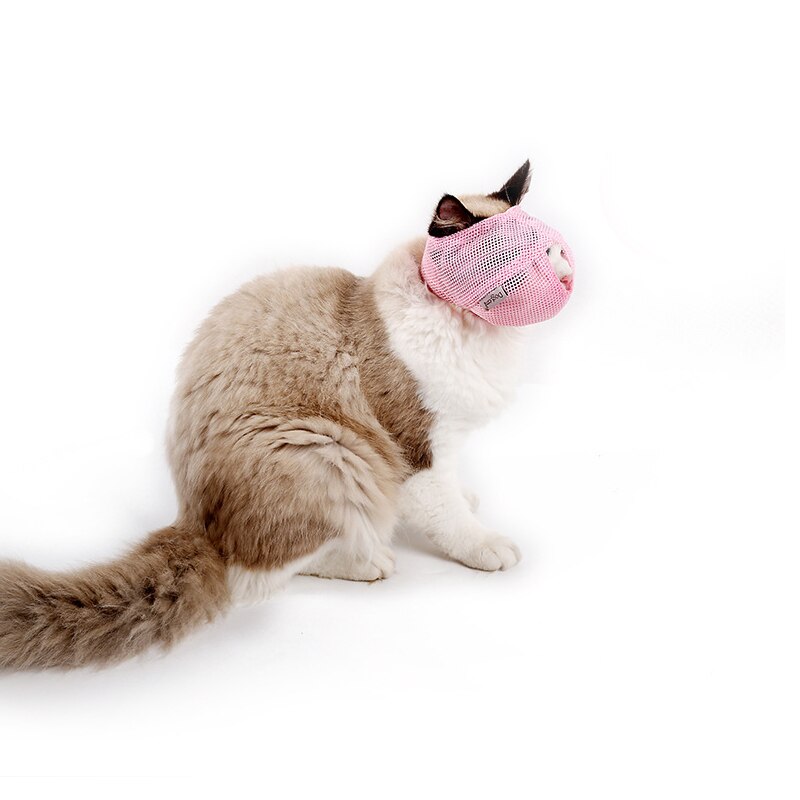 Travel Tool Breathable Cat Mouse Muzzle Cats Grooming Supplies Nylon Anti Bite Face Mask Accessories Multi-size Bath Beauty