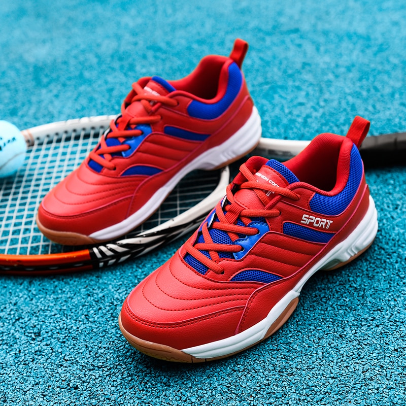 Chaussures de Badminton professionnelles pour hommes baskets d'entraînement antidérapantes hommes Tennis grande taille hommes baskets Badminton chaussures de Sport