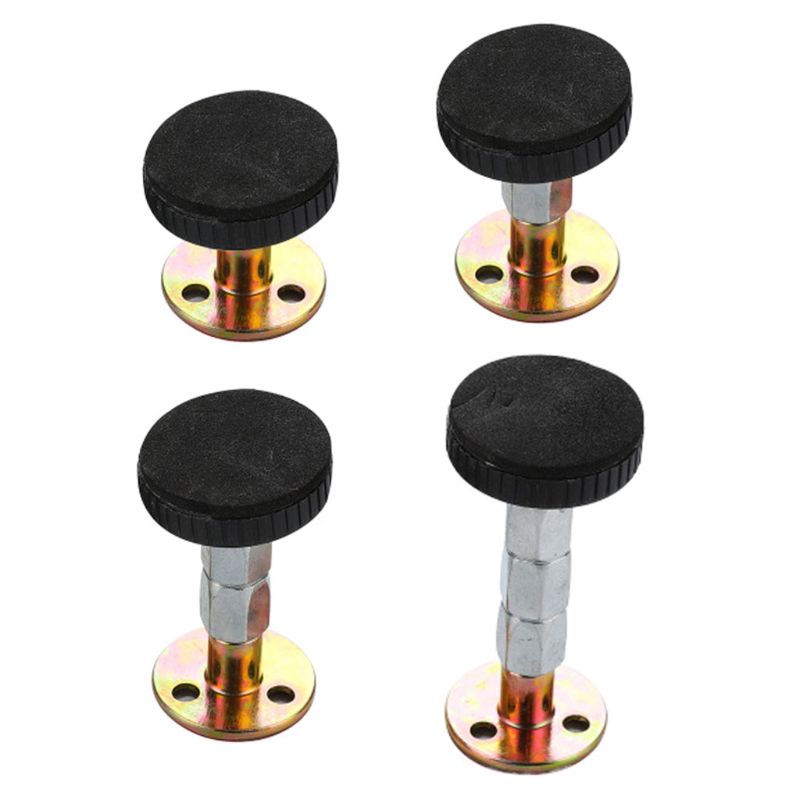 2Pcs Bed Stabilizer Furniture Fixed Bracket Adjustable Wall Stabilizer Hardware E7CB