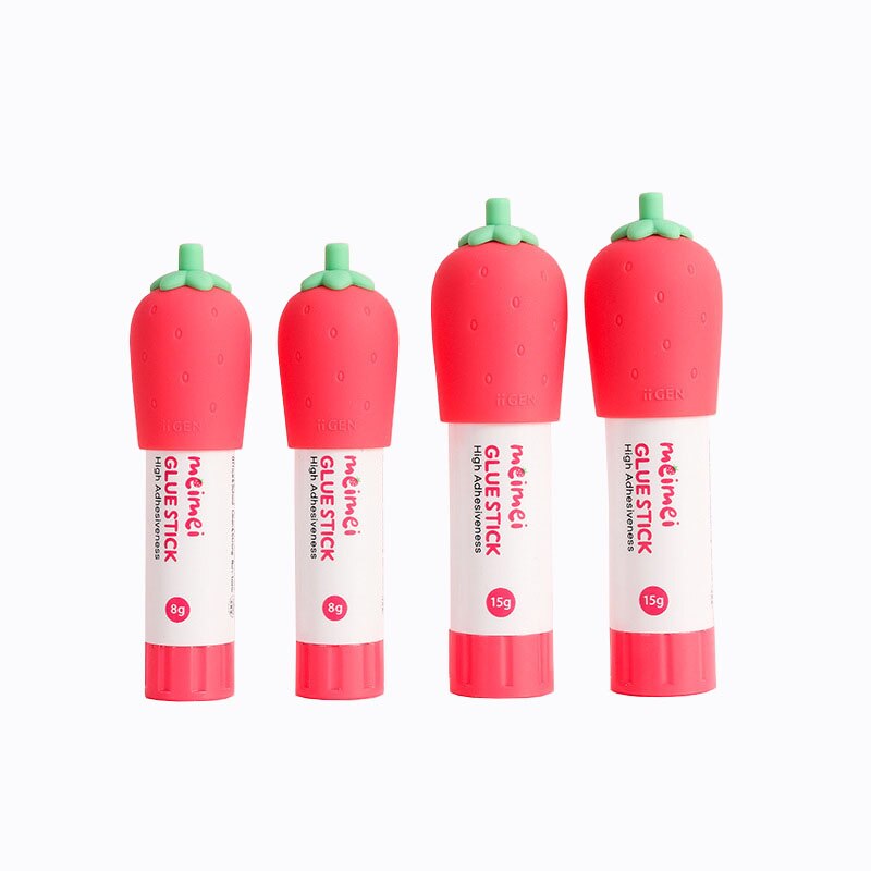 1 Pcs Cute 8g 15g Fruit Strawberry Solid Glue Sticks School Office Supplies Stationery High Viscosity Strong Adhesives