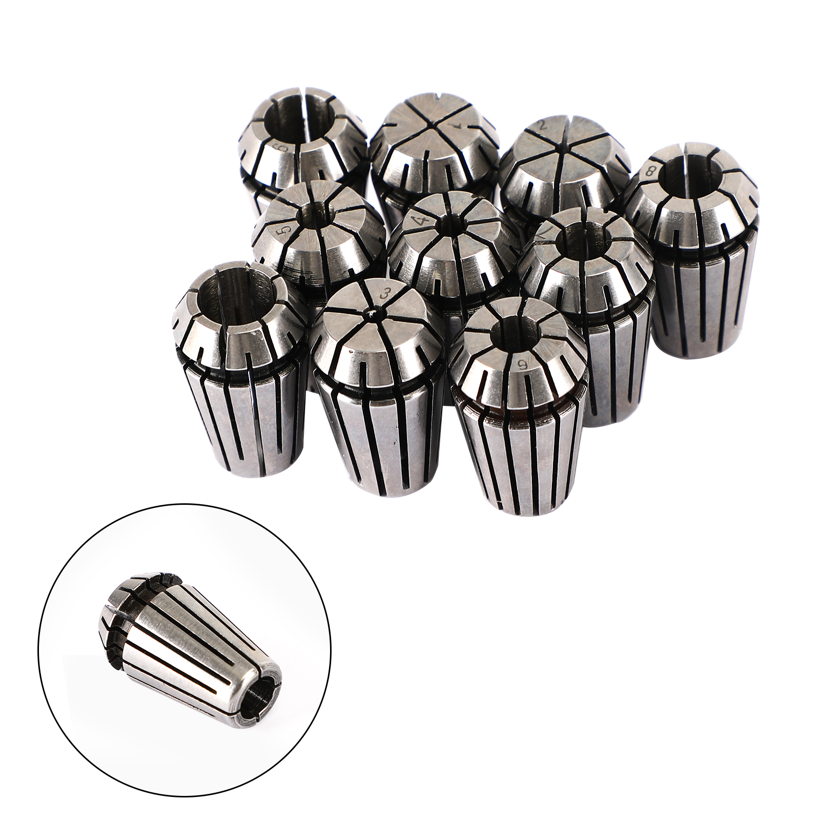 Artudatech – pince à ressort ER16 1-10mm pour Machine à graver, outil de fraisage CNC, 10 pièces