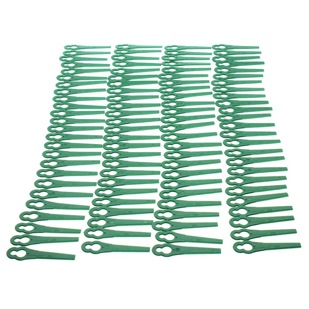 100 stk. elektriske trimmerblade til bosch art 18 løve akku art 23 accu art 23 easytrim accu art 23 accutrim  f016800177 f016800008