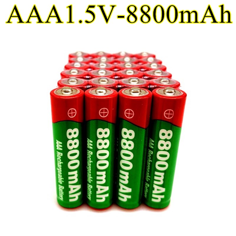 Pilas AAA recargables, 8800 mah, 1,5 V, 8800 mah